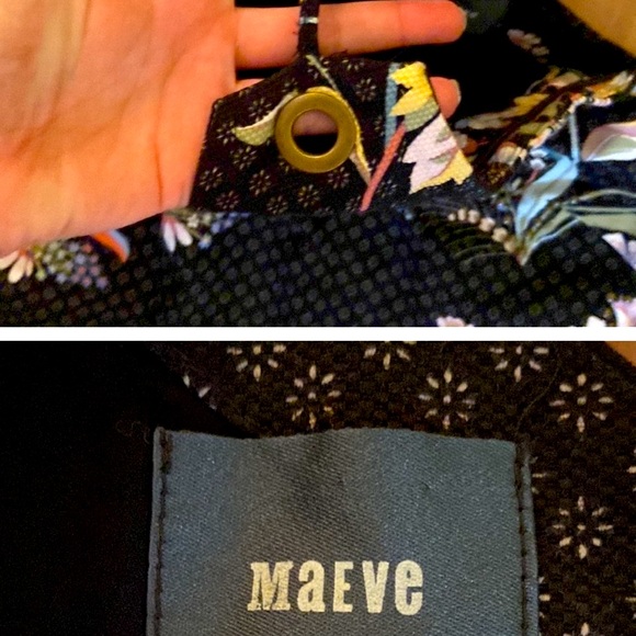 NWOT — Anthropologie Maeve Floral Studded Ashbury Dress — Size 8 - Picture 4 of 7